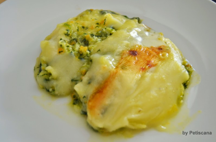 Empadão de pescada e espinafres com Queijo da Serra gratinado