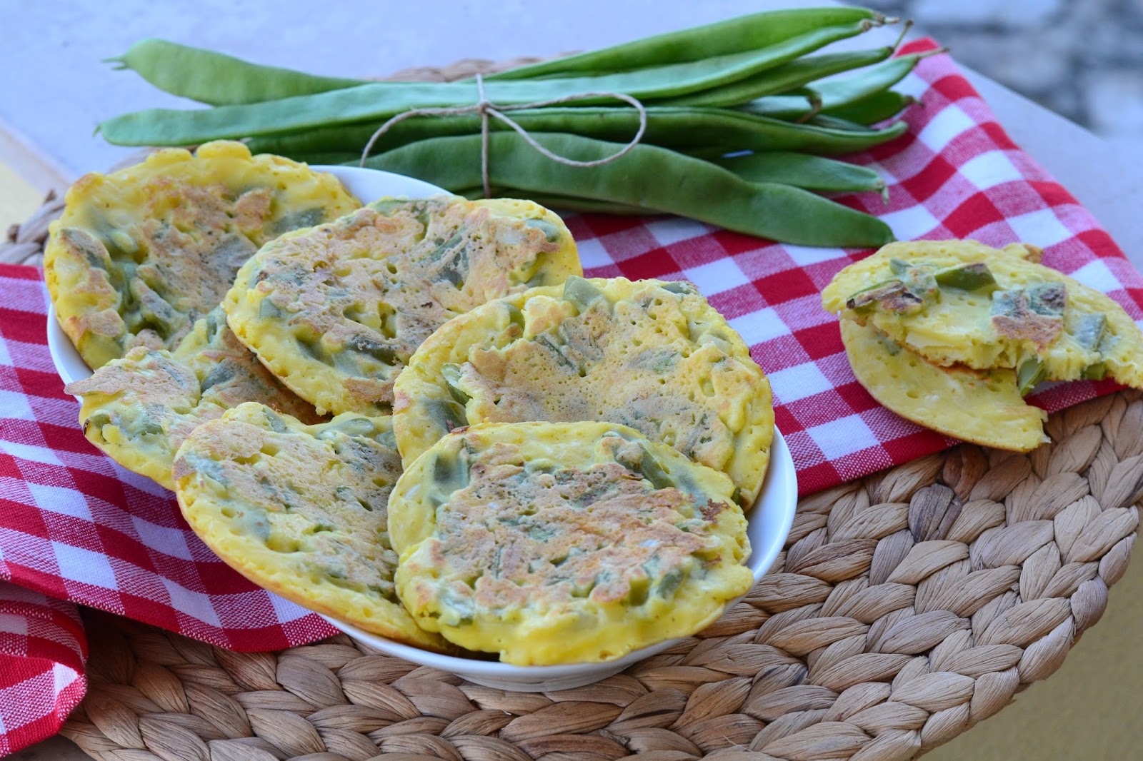 Pataniscas de Feijão Verde [Sem frituras]
