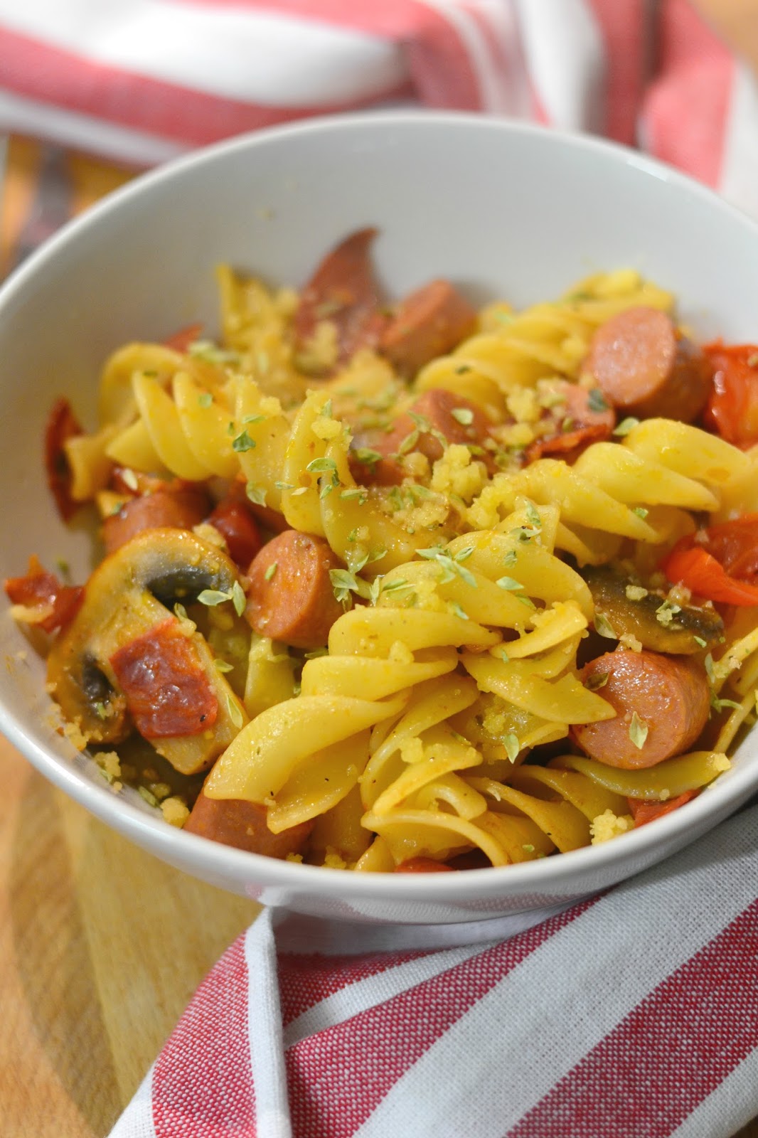 Massa à Salsicheiro… à minha maneira