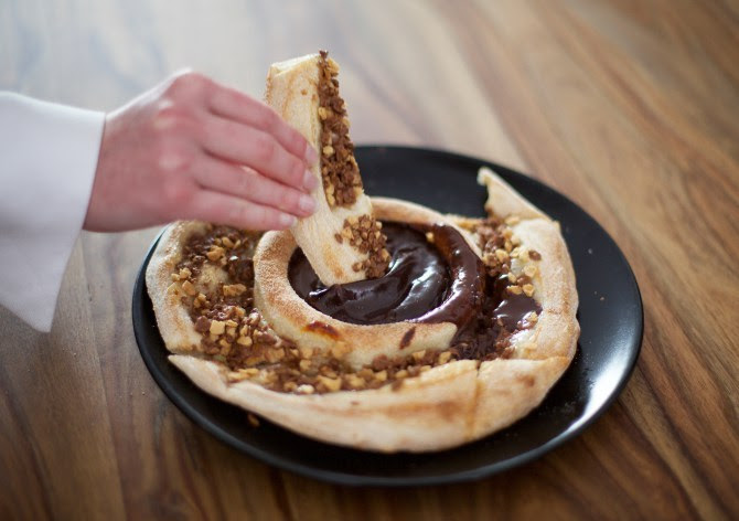 Pizza Vulcano Sweet. Alerta a todos os #chocolatelovers!
