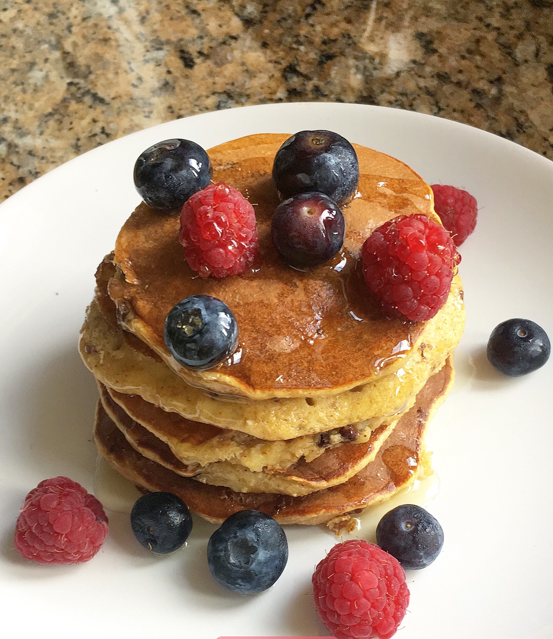 Panquecas fofas sem glúten e sem lactose