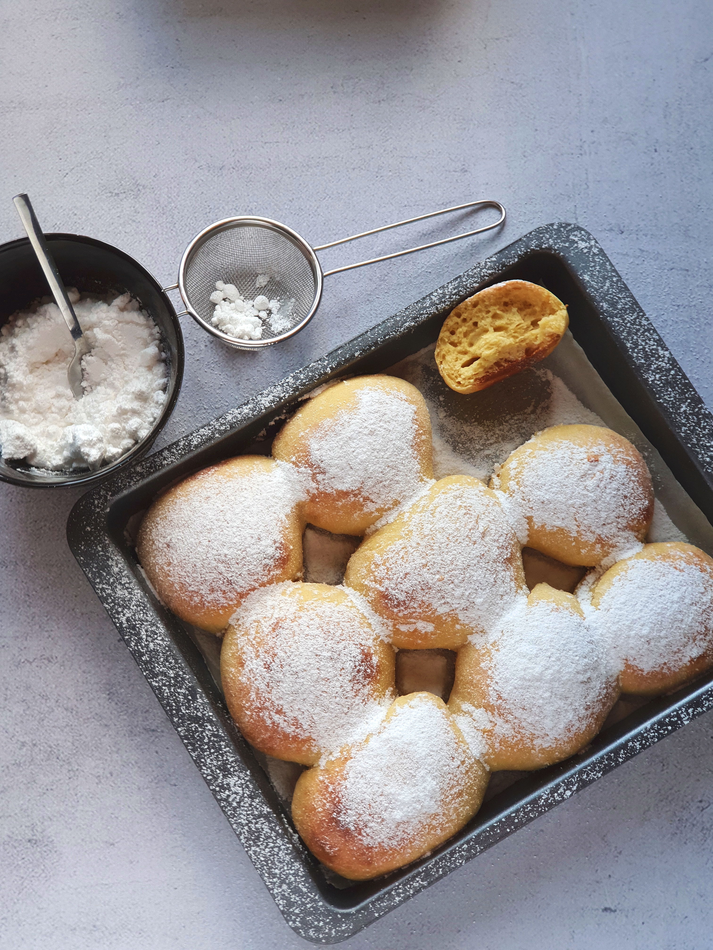 Arrufadas de batata doce