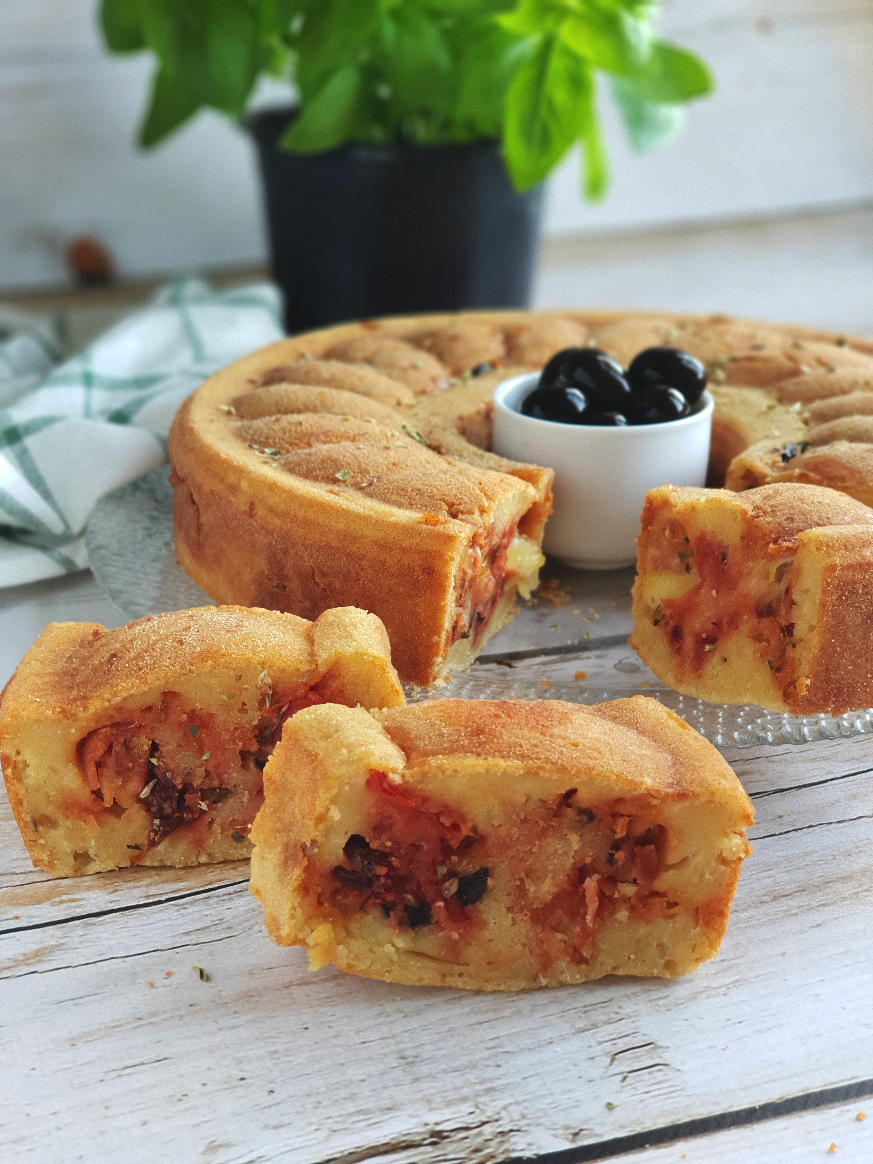 Bolo mármore salgado