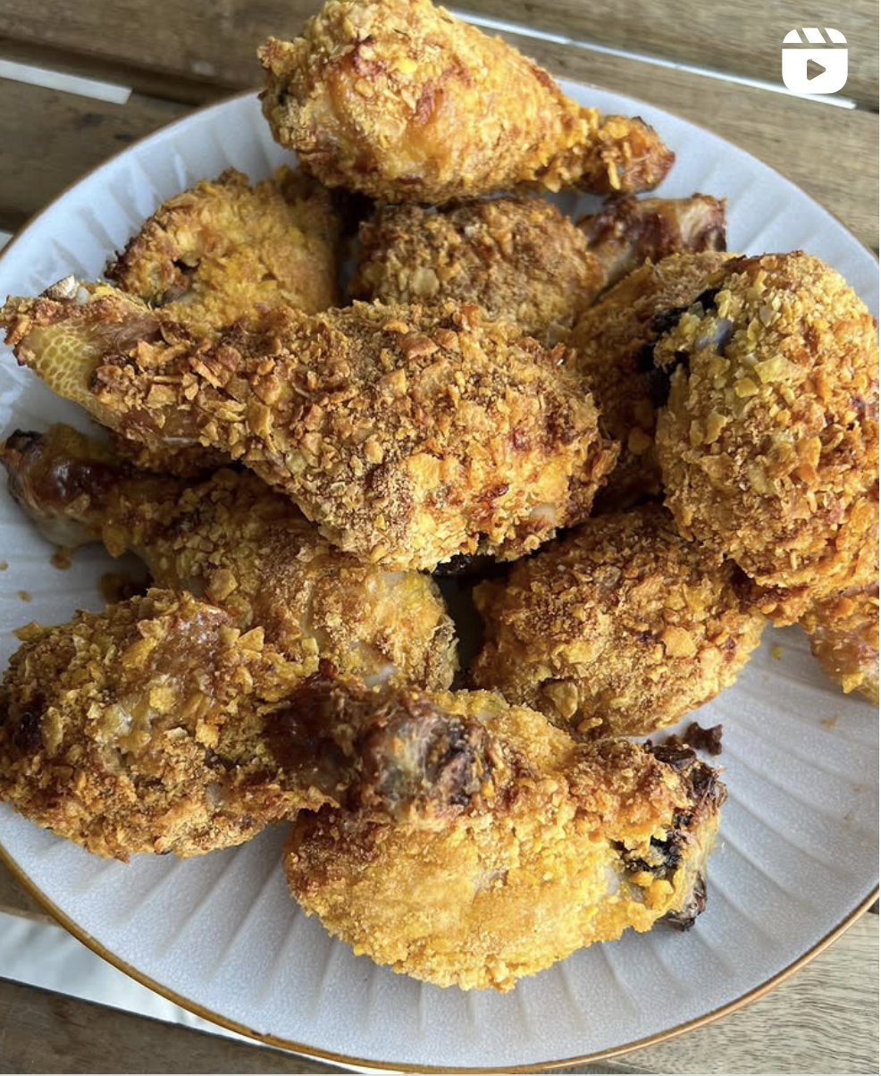 Frango frito na arfryer