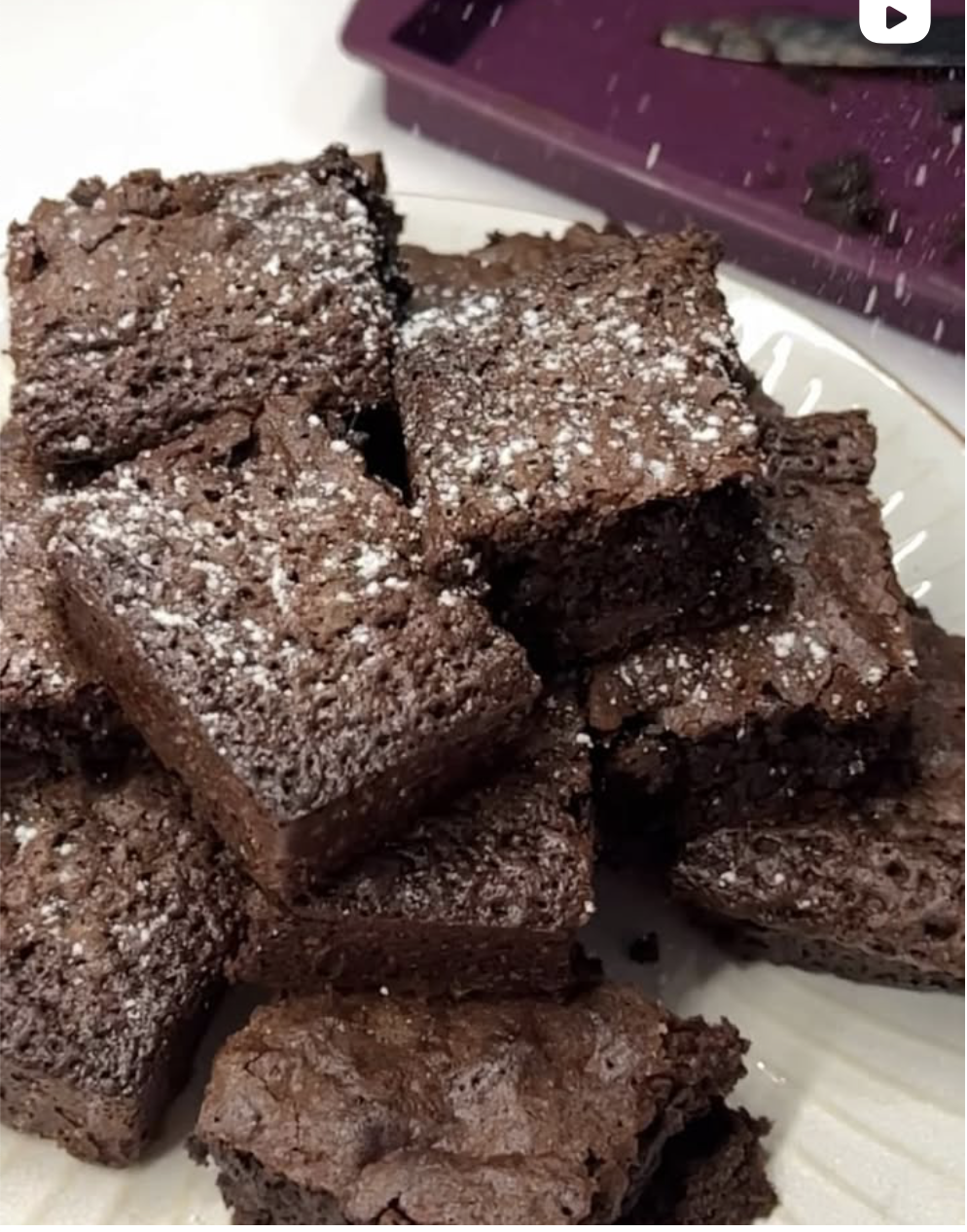 Os Brownies de chocolate mais fáceis de sempre!😍🍫