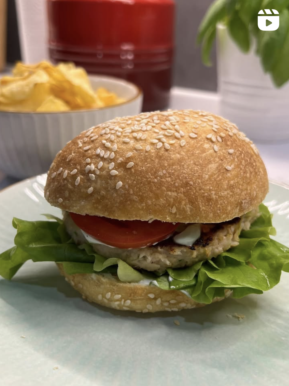 Hambúrgueres de peixe 🍔🐟