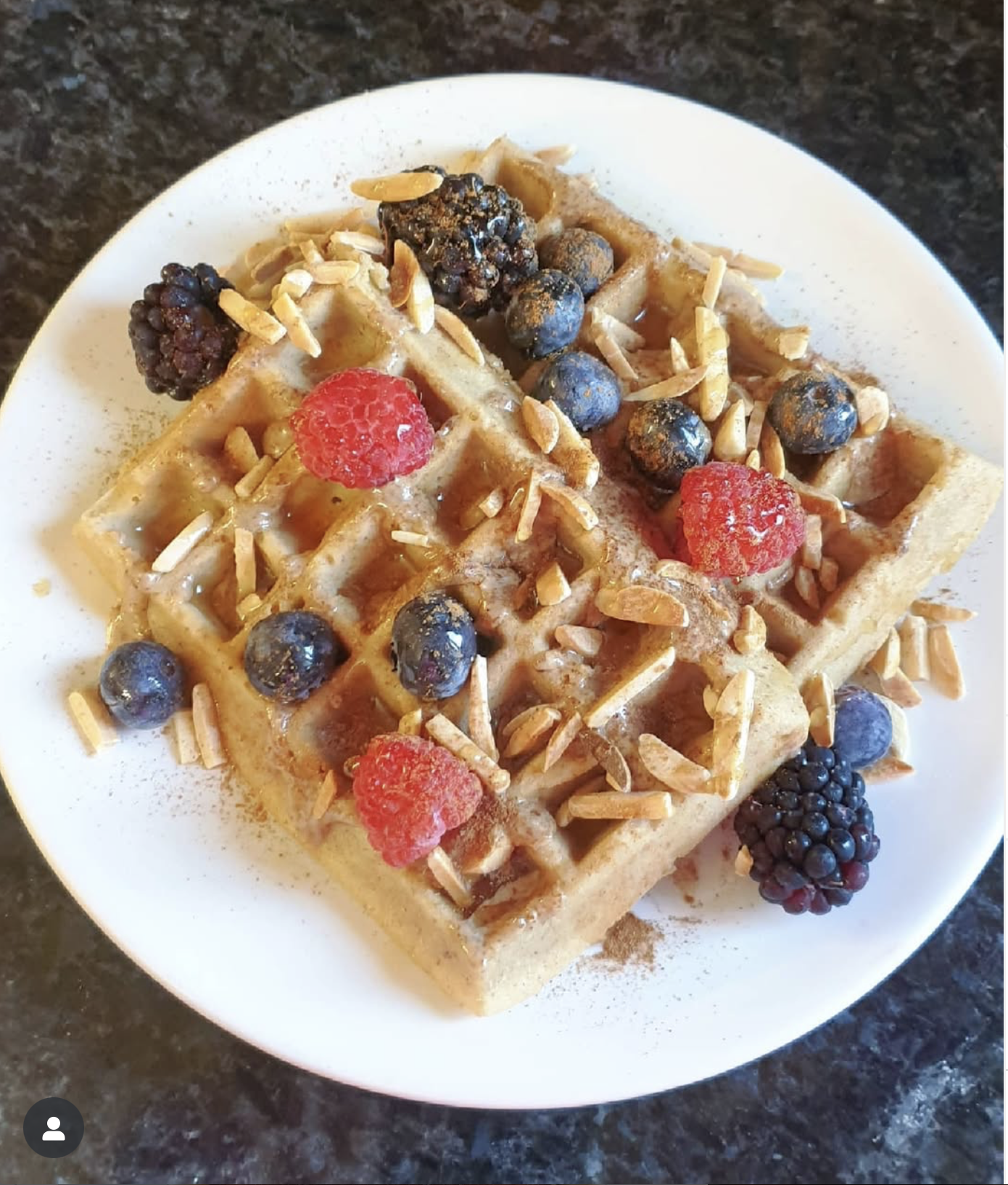 Waffles no microondas