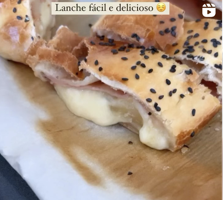 Lanche fácil e delicioso