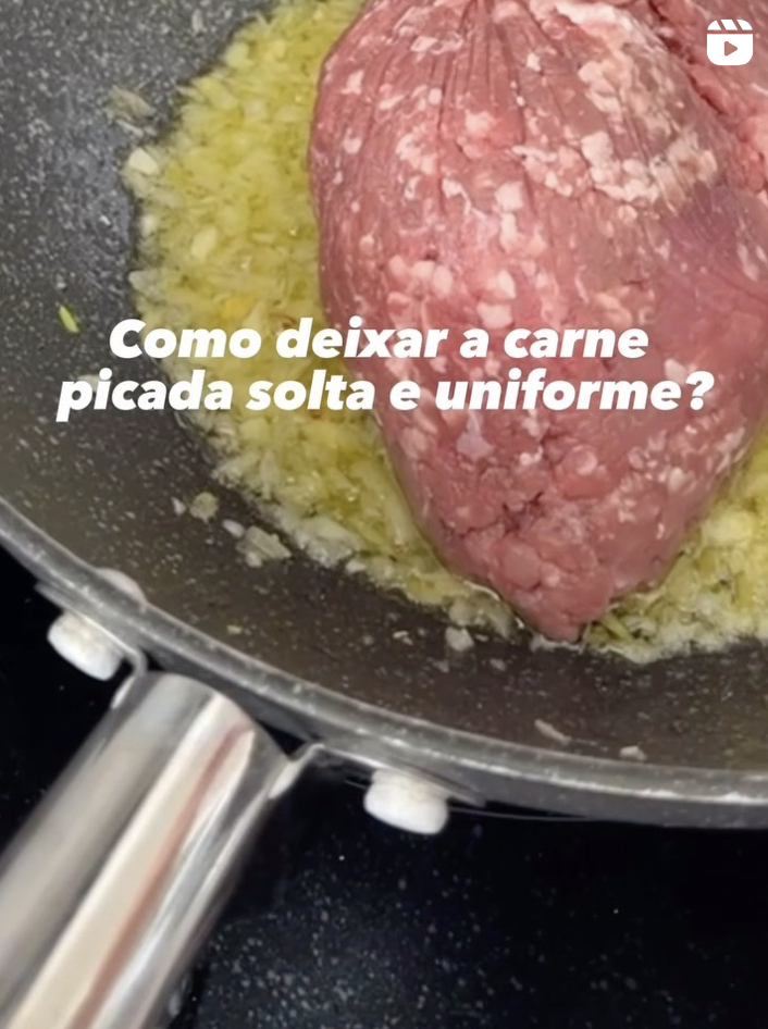 Dica para cozinhar carne picada