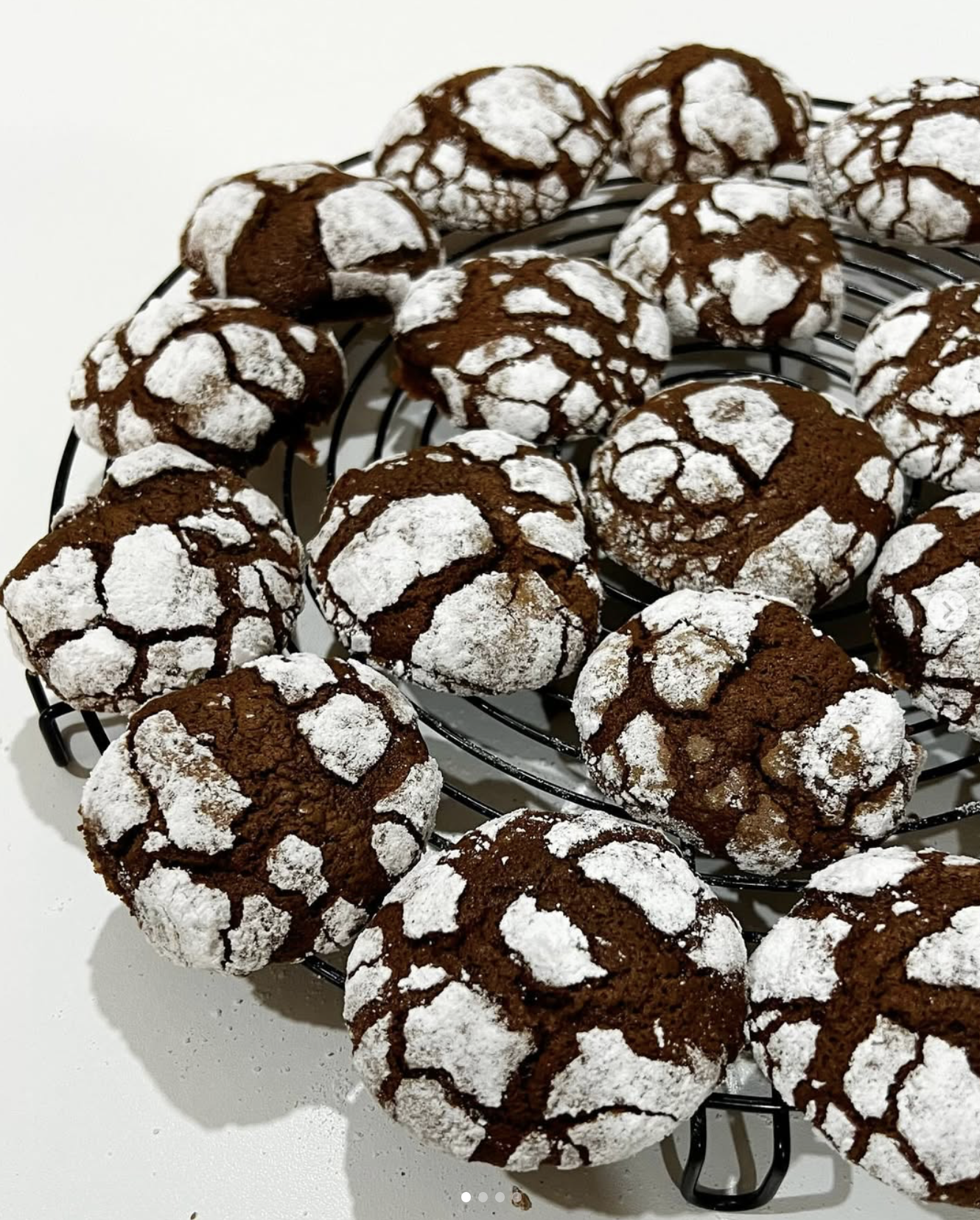 Crinkles de chocolate