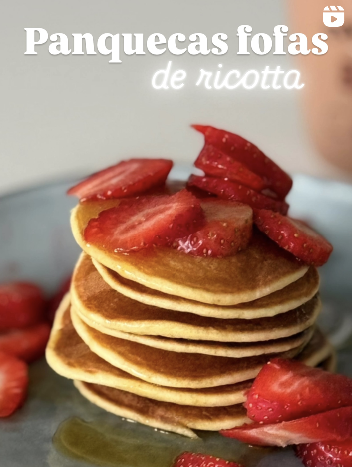 Panquecas fofas de ricotta
