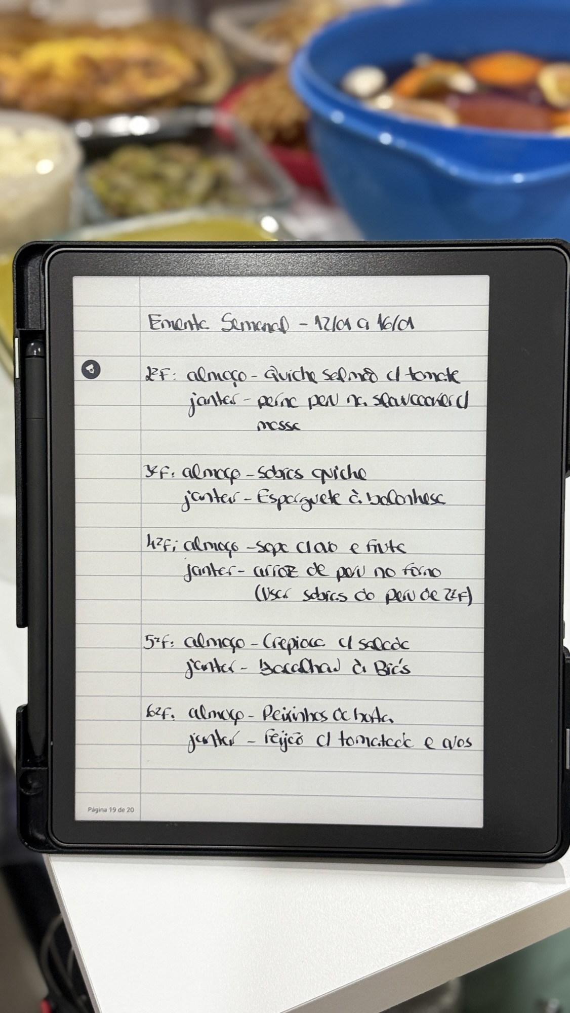 Ementa semanal 12/01/26 a 16/01/26
