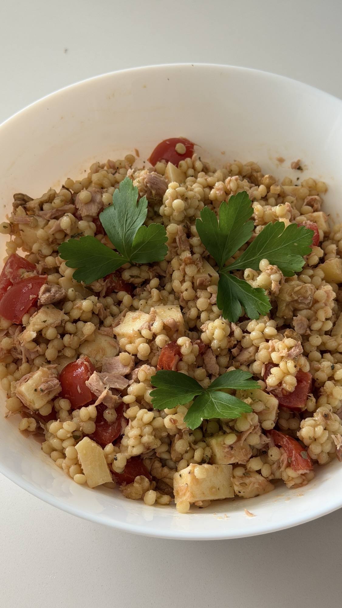 Salada de massa pérola