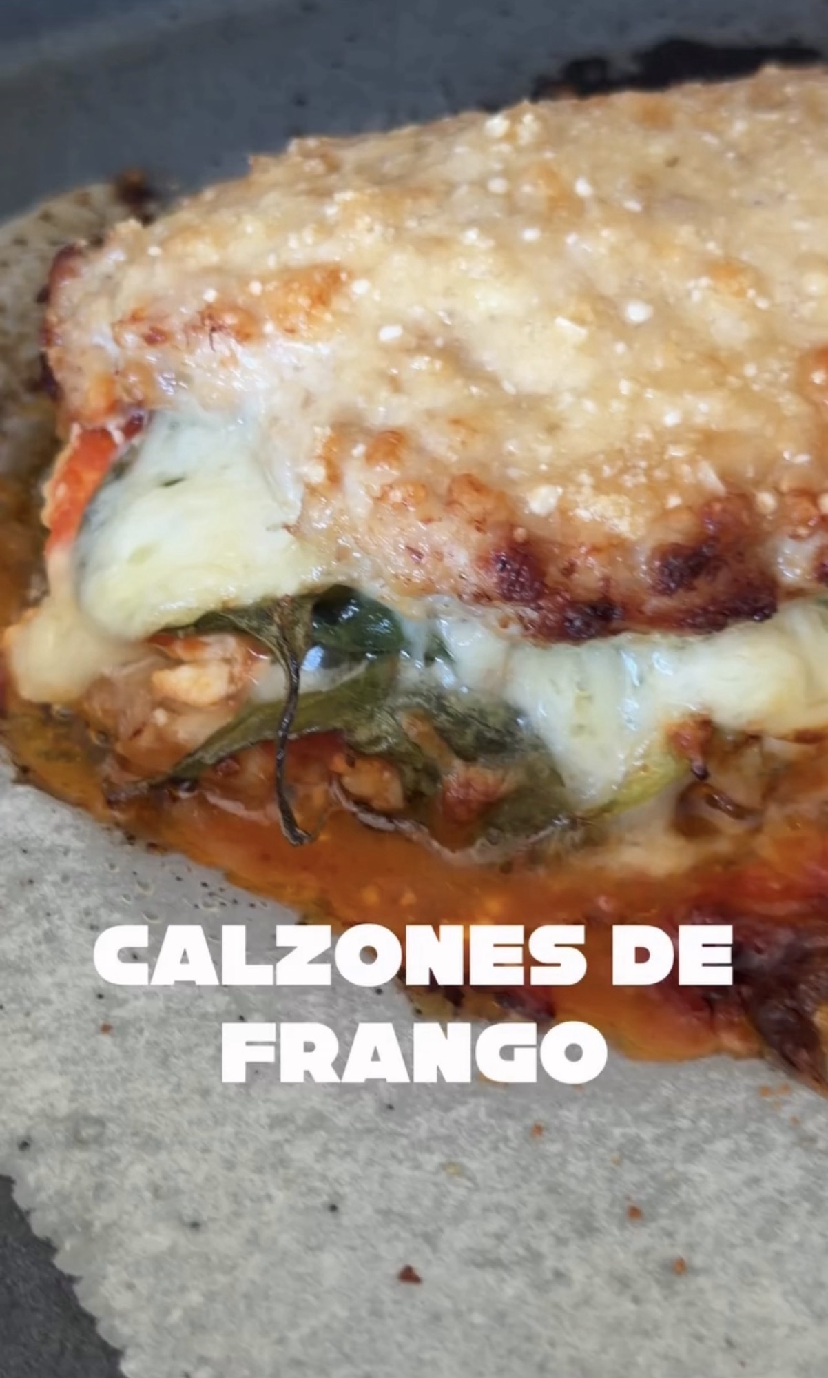 Calzones de frango
